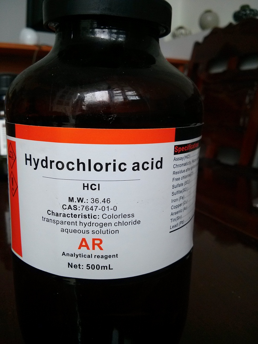 Acid chlohydric